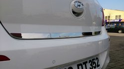 Hyundai I-20 2012–2014 RVS kofferbakrand foto 2