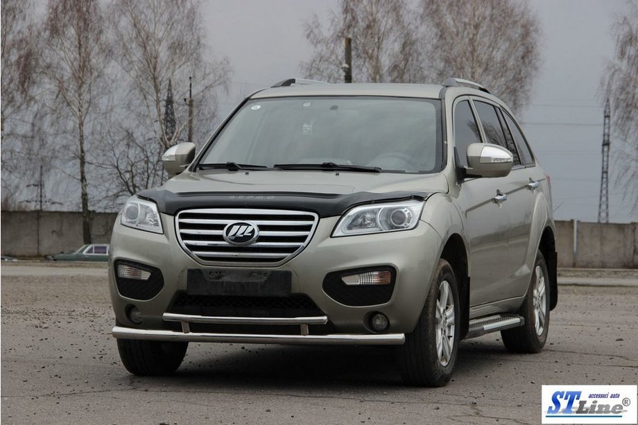 Lifan X60 2011– Voorbeschermbeugel ST014 (RVS) 51/42 mm Foto 2