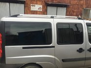 Fiat Doblo I 2001–2005 Chromen dakrails Kunststof voetjes foto 4
