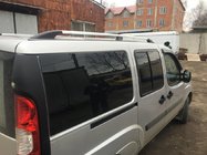 Fiat Doblo I 2001–2005 Chromen dakrails Kunststof voetjes foto 5