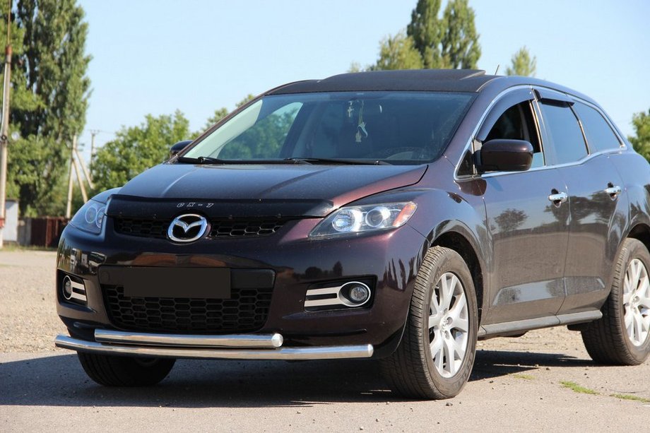 Mazda CX-9 2007–2016 Voorbeschermbeugel ST014 (RVS) Image