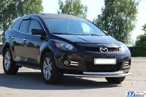 Mazda CX-7 2006–2012 Voorbeschermbeugel ST014 (RVS) foto 4