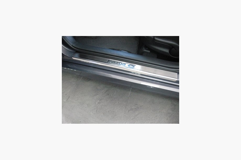 Mazda 6 2008–2012 Nataniko RVS dorpellijsten (set van 4) Standaard - Lohmann-tape, 0,5 mm Image