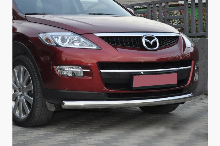 Mazda CX-9 2007–2016 Frontbescherming ST008 (RVS) Image