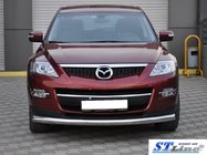 Mazda CX-9 2007–2016 Frontbescherming ST008 (RVS) foto 2