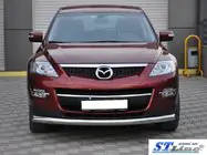 Mazda CX-7 2006–2012 Frontbescherming ST008 (RVS) foto 2
