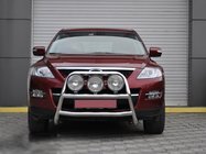 Mazda CX-9 2007–2016 Voorste bullbar WT018 (RVS) foto 1