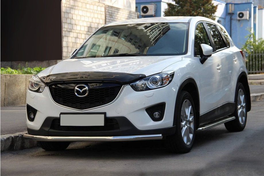 Mazda CX-3 2015– Voorbumperbescherming ST008 (RVS) Image