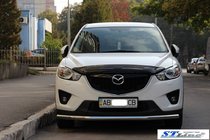 Mazda CX-3 2015– Voorbumperbescherming ST008 (RVS) foto 3