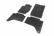Mitsubishi Pajero Sport 2008–2015 Rubberen vloermattenset (4 stuks, Polytep) foto 1