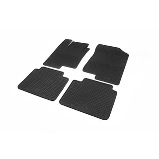 Rubberen vloermattenset (4 stuks, Polytep) Hyundai Sonata NF 2004–2009 foto 1