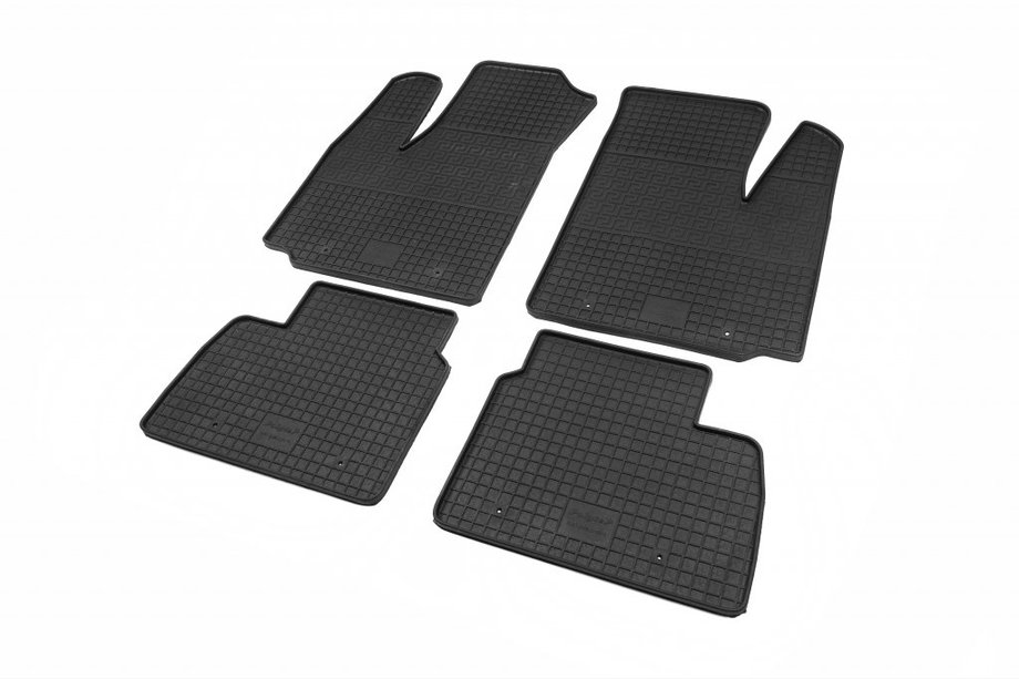 Fiat Doblo I 2005–2010 Rubberen vloermattenset (4 stuks, Polytep) Image