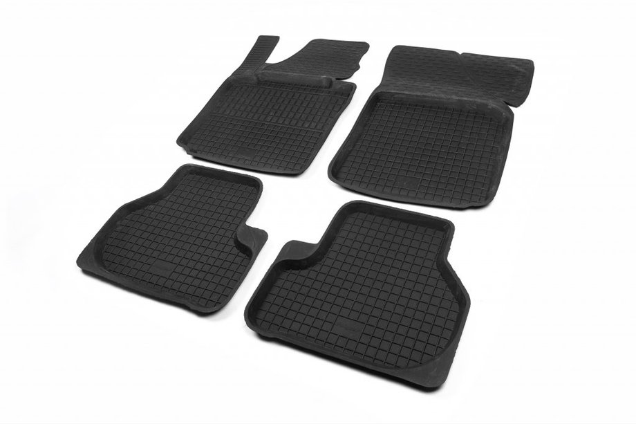 Volkswagen Golf 5 2003–2009 Rubberen vloermatten met opstaande rand (4 stuks, Polytep) Image