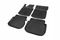 Volkswagen Caddy 2004–2010 Rubberen vloermatten met opstaande rand (4 stuks, Polytep) foto 1