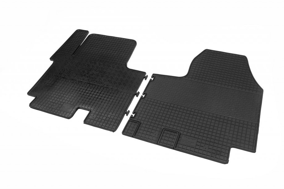 Opel Vivaro 2001–2015 Rubberen vloermatten (2 stuks, Polytep) Image
