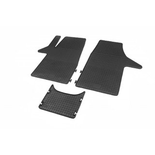 Rubberen automatten (3 stuks, Polytep, voorin voor 1+2)