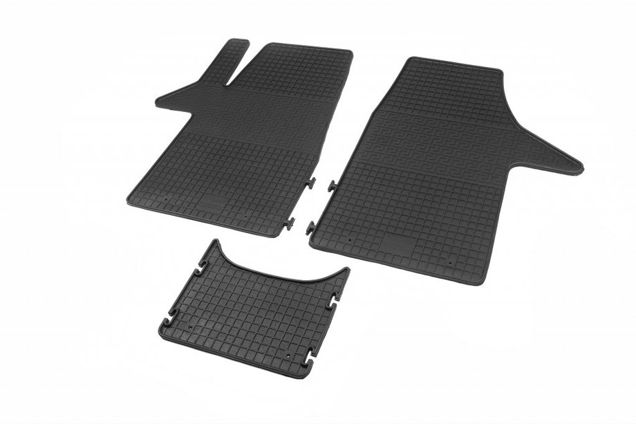 Volkswagen T6 2015–2024 Rubberen automatten (3 stuks, Polytep) Image