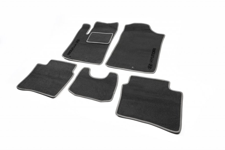 Hyundai Accent 2011–2017 Textiele vloermatten voor interieur (Saek) Image