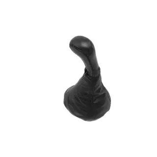 Universele pookhoes met versnellingspookknop (zwart, leer) foto 1