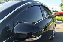 Volkswagen Jetta 2011–2018 Raamwindschermen (4 stuks, Sunplex Chrome) foto 1
