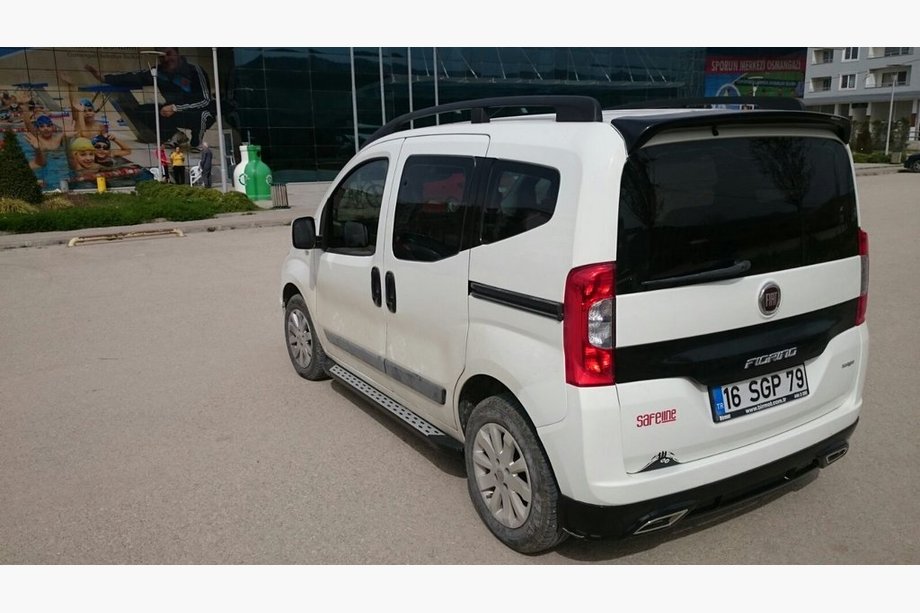 Fiat Fiorino/Qubo 2008–2024 AMG achterbumper beschermlijst (spuitklaar) Foto 2