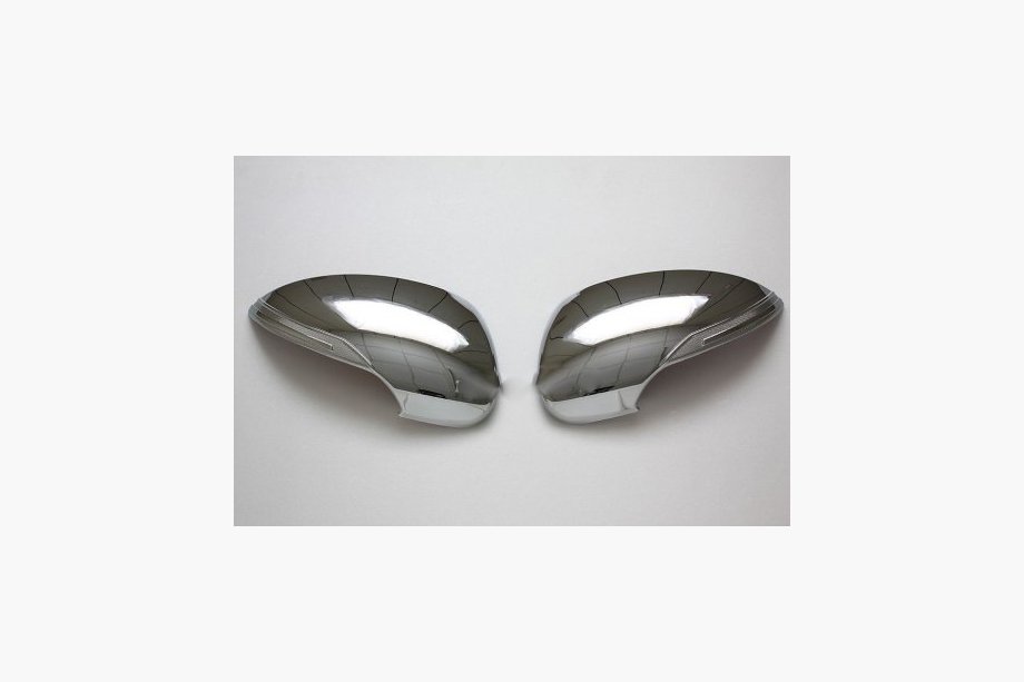 Mercedes S-class W221 2005–2013 Chromen spiegelkappen (set 2 st., kunststof) Image