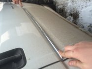 Renault Trafic 2001–2015 Deurstrips (set van 4 stuks, kunststof chroom) foto 4