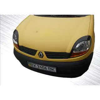 Koplampwimpers (2 stuks, zwart ABS) (2003-2008)