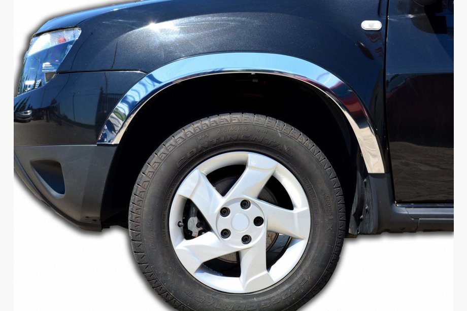 Dacia Duster 2008–2018 Wielkastlijsten (set van 4, roestvrij staal) Image