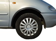 Jaguar X-Type 2001–2009 Wielkastverbreders (set van 4, zwart) foto 1