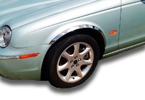 Jaguar X-Type 2001–2009 RVS wielkastlijsten (set van 4 stuks) foto 1