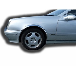 RVS wielkastlijsten (set van 4 stuks) Mercedes CLK W208 1997–2002 foto 1