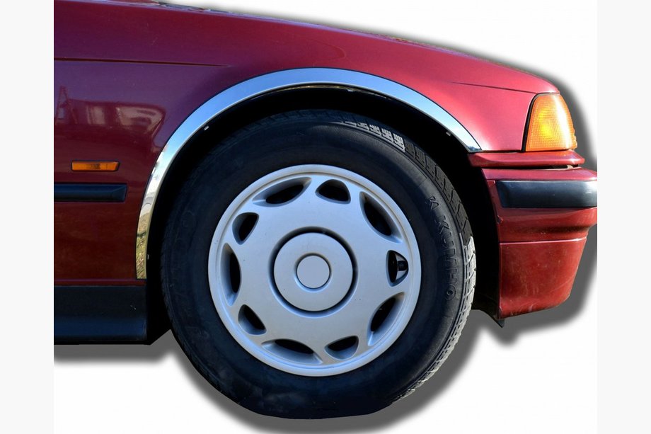BMW 3 Serie E36 1990–2000 RVS wielkastlijsten (set van 4 stuks) Image