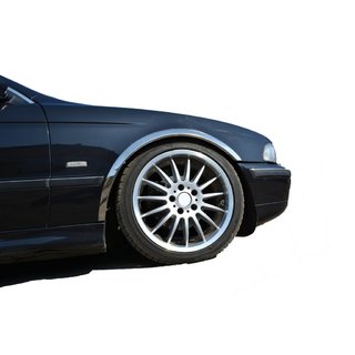 RVS wielkastlijsten (set van 4 stuks) BMW 5 Serie E39 1996–2003 foto 1