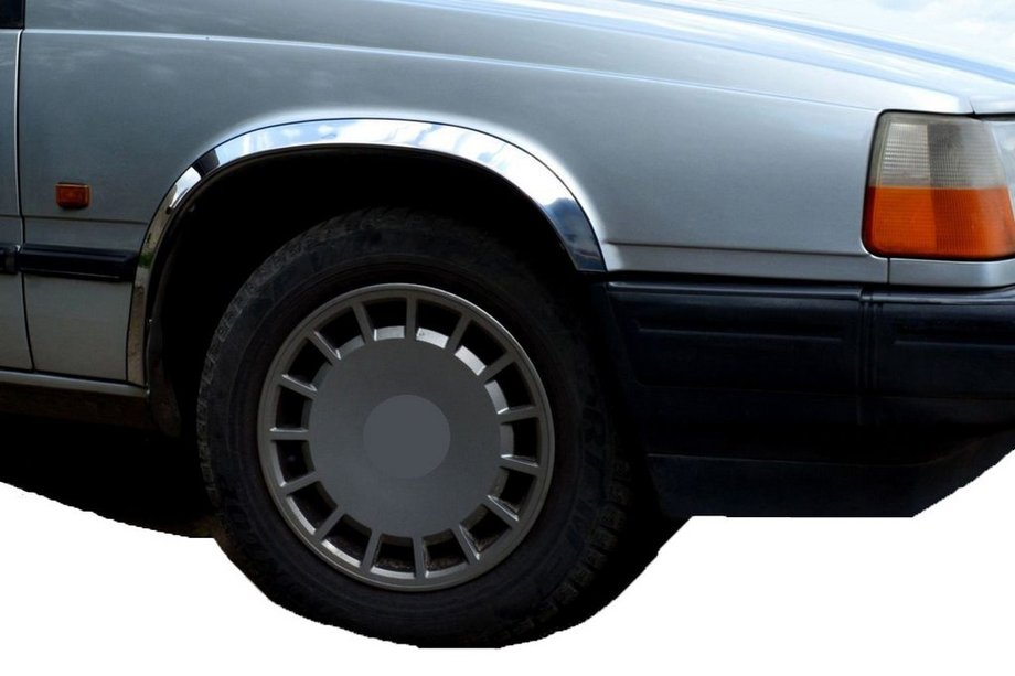 Volvo 940/960 1990–1997 RVS wielkastlijsten (set van 4 stuks) Foto 1