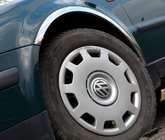Volkswagen Passat B5 1997–2005 RVS wielkastlijsten (set van 4 stuks) Stationwagen, 1996-2000 foto 1