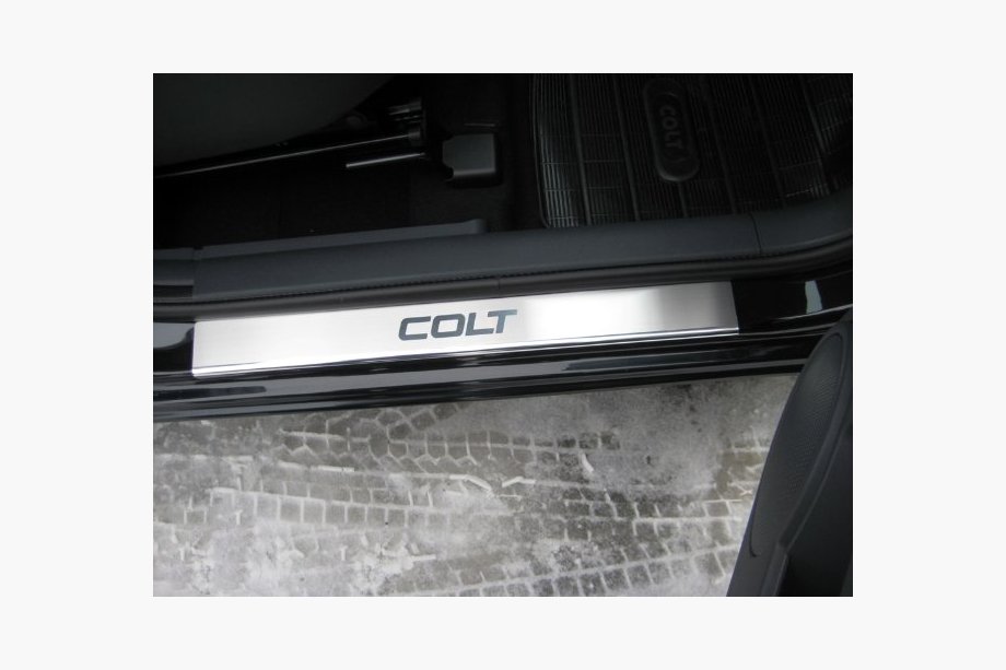 Mitsubishi Eclipse Cross 2017– Nataniko RVS dorpellijsten (set van 4) Premium - 3M tape, 0,8 mm Image
