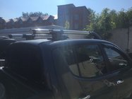 Mitsubishi L200 2006–2015 Zwarte dakrails (met dwarsdragers) foto 2