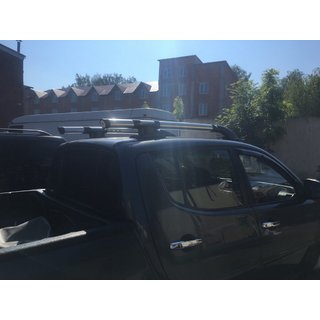 Grijze dakrails (met dwarsdragers) Mitsubishi L200 2006–2015 foto 3