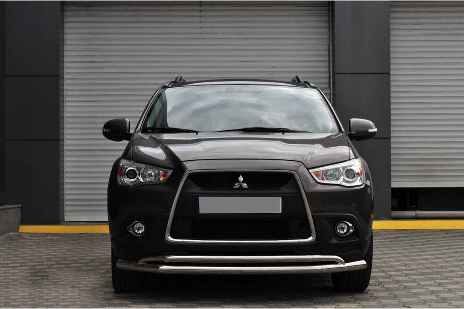 Mitsubishi ASX 2010–2023 Frontbescherming ST017 (RVS) Image