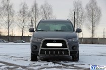 Mitsubishi Outlander 2006–2012 WT Special bullbar (RVS) foto 2