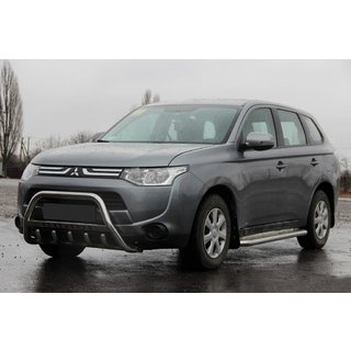 Bullbar WT004 (RVS) Mitsubishi Outlander 2012–2021 foto 1
