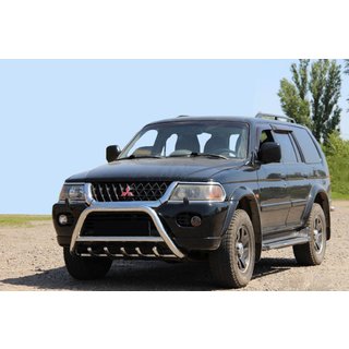 Bullbar WT003 (RVS) Mitsubishi Pajero Sport 1996–2007 foto 1