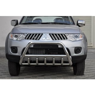 RVS bullbar voorzijde WT003 Mitsubishi Pajero Sport 2008–2015 foto 1