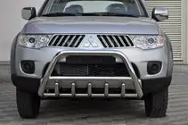 Mitsubishi L200 2006–2015 RVS bullbar WT003 foto 1