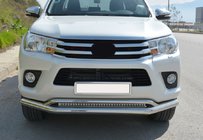 Toyota Hilux 2015– Dubbele voorbumperbeugel Vegas (2015-2020, RVS) Ø70/42 mm foto 1