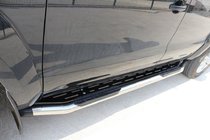 Fiat Fullback 2016– Side steps Amazon Silver (2 st., RVS) foto 1