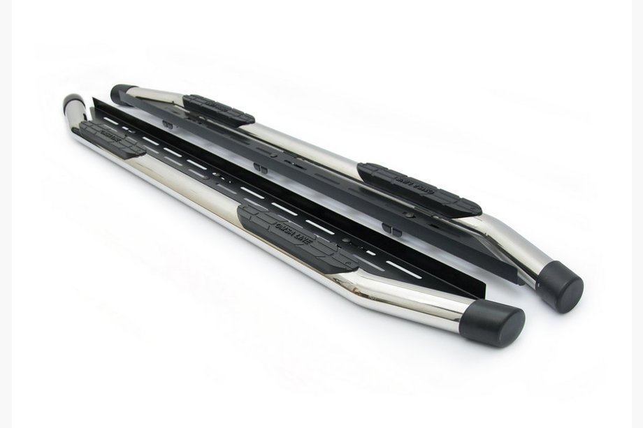 Isuzu D-Max 2019– Zijsteps Amazon Silver 76 mm (2 st., RVS) Image
