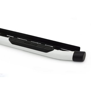 Side steps Amazon White (2 stuks, zwart) Volkswagen Amarok 2010–2022