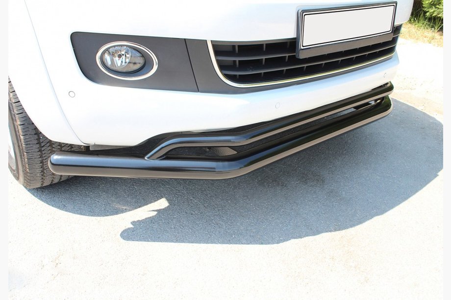 Volkswagen Amarok 2010–2022 Dubbele bullbar Vegas 76/42 2010-2016 (zwart) Image